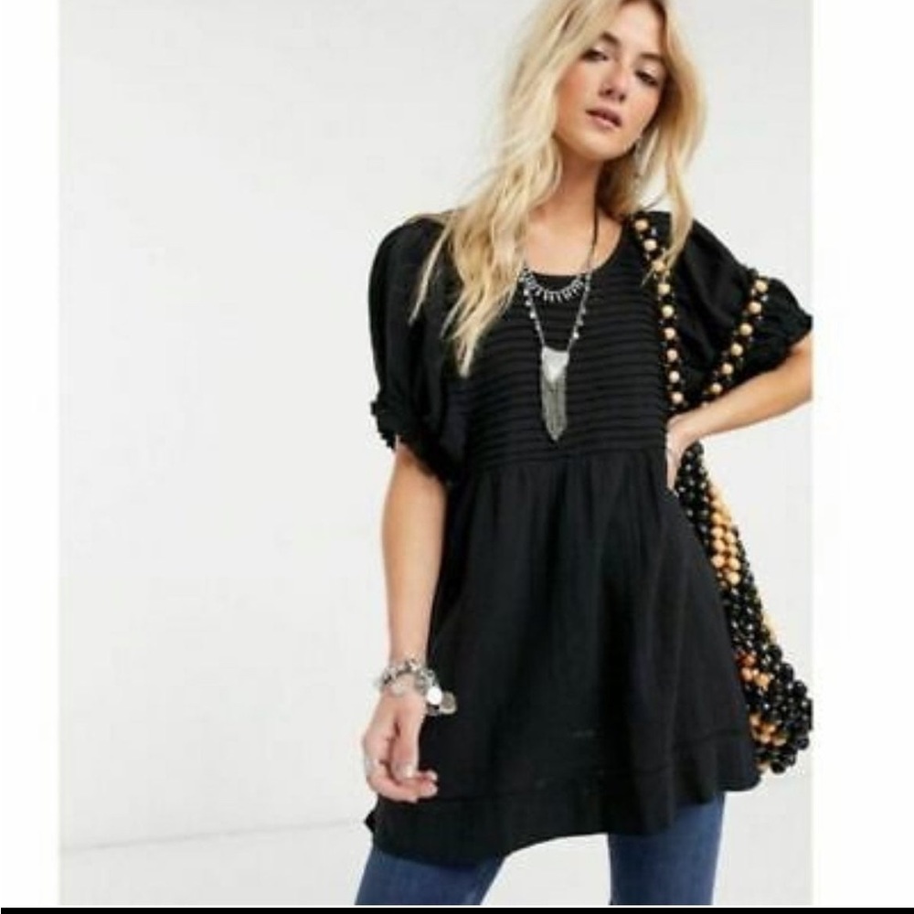 Free People Gauzy Tunic Dress | size S